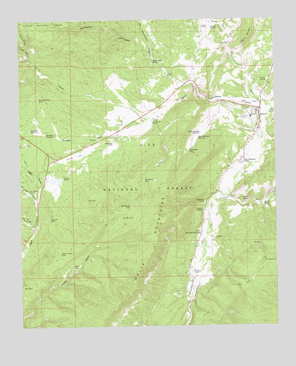Reserve, NM USGS Topographic Map