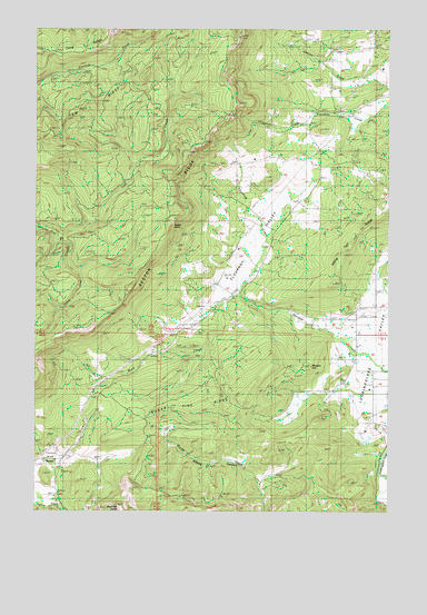 Reston, OR USGS Topographic Map
