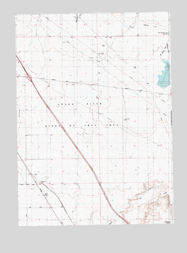 Reverse, ID USGS Topographic Map