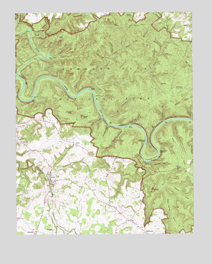 Rhoda, KY USGS Topographic Map