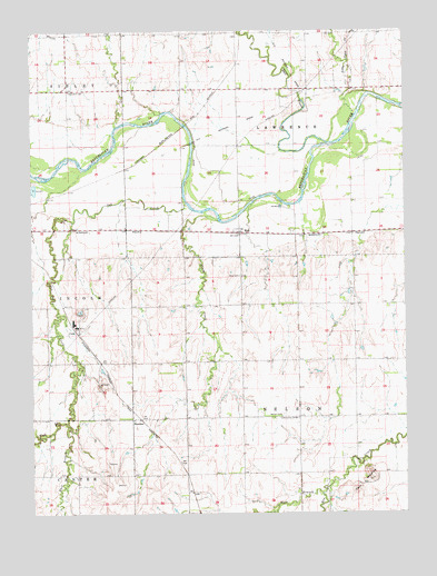Rice, KS USGS Topographic Map