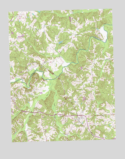 Rice, VA USGS Topographic Map