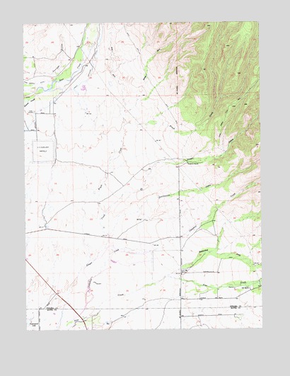 Richardson Springs NW, CA USGS Topographic Map
