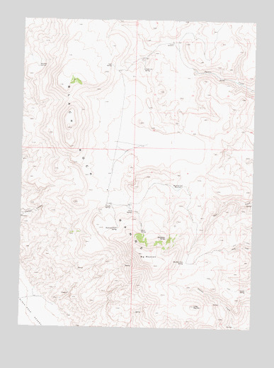 Big Mountain, NV USGS Topographic Map