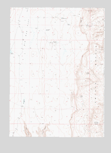 Big Mud Flat, OR USGS Topographic Map