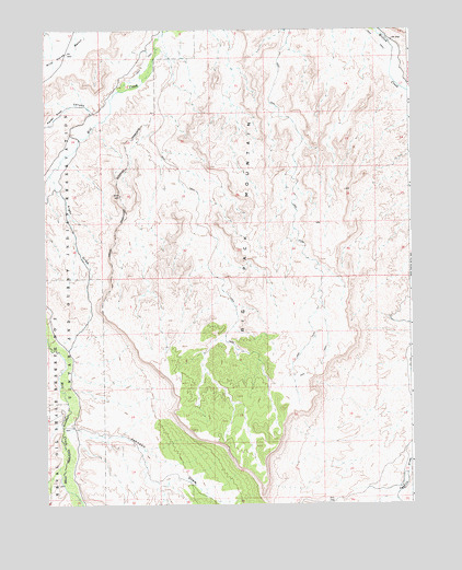 Big Pack Mountain, UT USGS Topographic Map