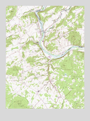 Riegelsville, PA USGS Topographic Map