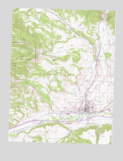 Rifle, CO USGS Topographic Map