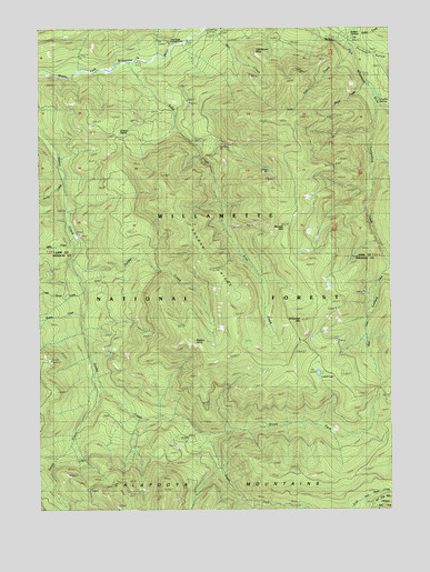 Rigdon Point, OR USGS Topographic Map