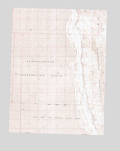 Big Pass, UT USGS Topographic Map