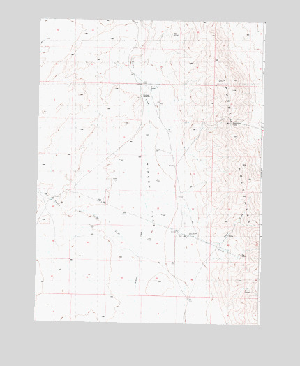 Rincon Flat, OR USGS Topographic Map