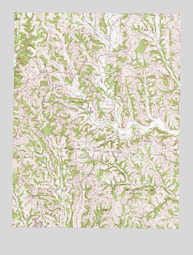 Ringgold, OH USGS Topographic Map