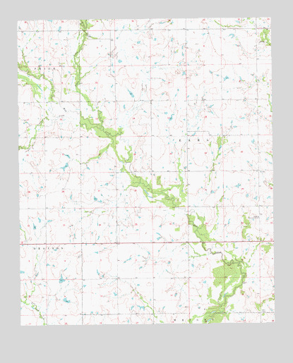 Ringling NW, OK USGS Topographic Map