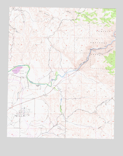 Rio Bravo Ranch, CA USGS Topographic Map