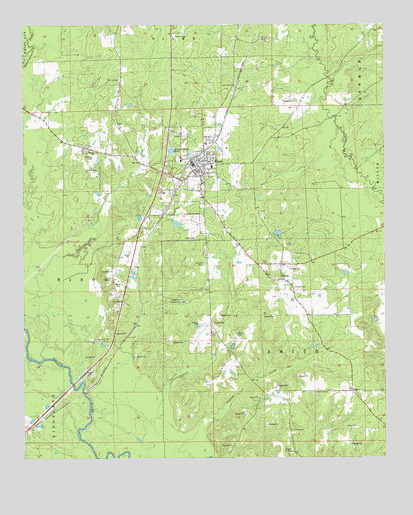 Rison, AR USGS Topographic Map