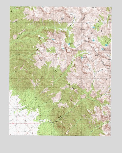 Rito Alto Peak, CO USGS Topographic Map