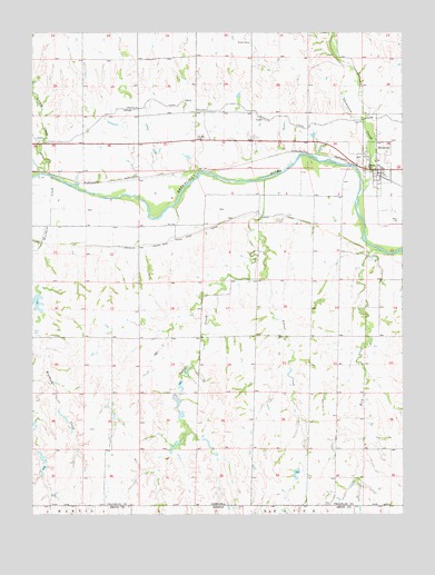 Riverton, NE USGS Topographic Map