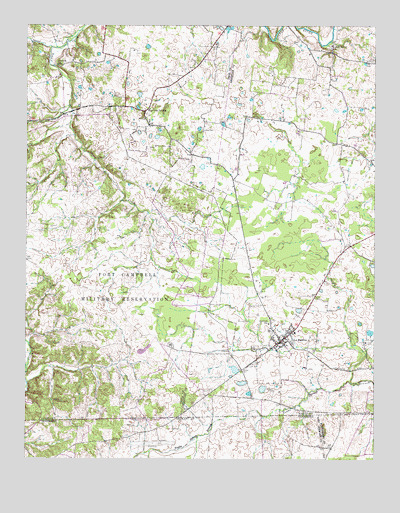 Roaring Spring, KY USGS Topographic Map