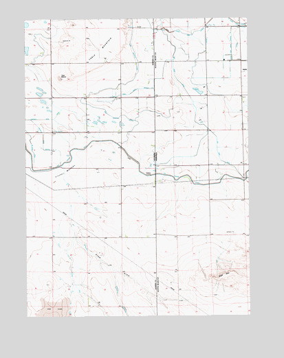 Robb Draw, WY USGS Topographic Map