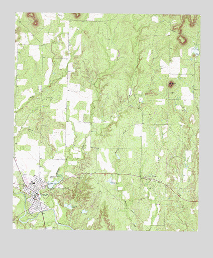 Robert Lee, TX USGS Topographic Map