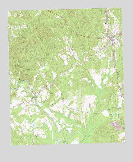 Roberta, GA USGS Topographic Map