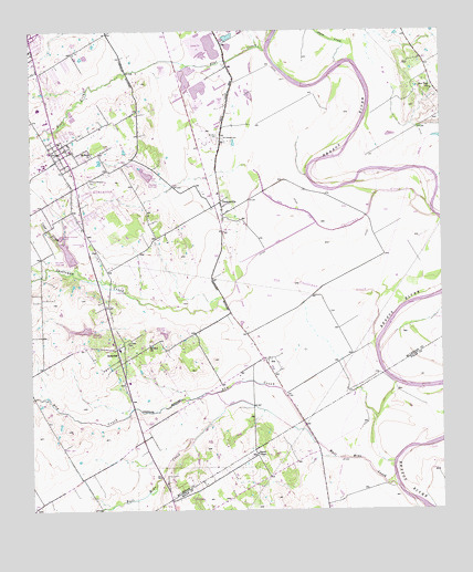 Robinson, TX USGS Topographic Map