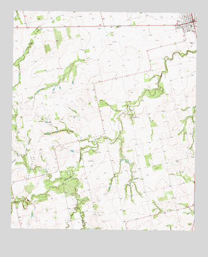 Roby, TX USGS Topographic Map
