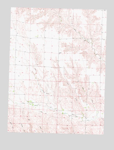 Rock Canyon, NE USGS Topographic Map