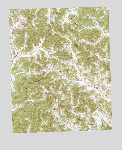 Rockholds, KY USGS Topographic Map