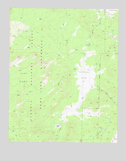 Rockhouse Basin, CA USGS Topographic Map