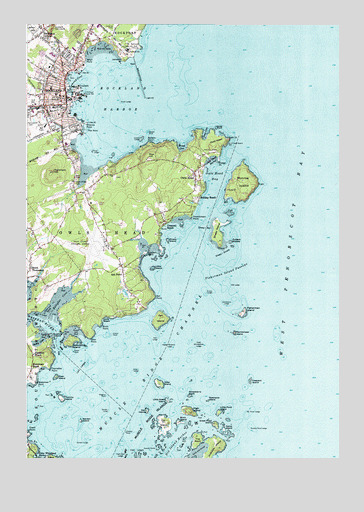 Rockland, ME USGS Topographic Map