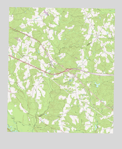 Rockledge, GA USGS Topographic Map