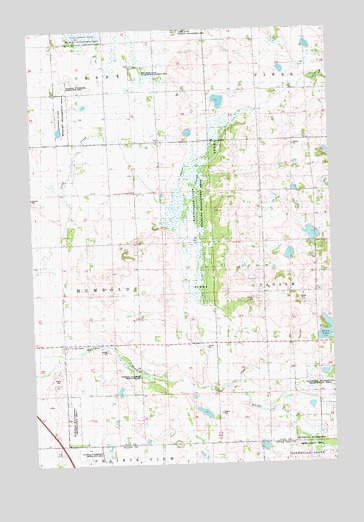 Big Slough, MN USGS Topographic Map