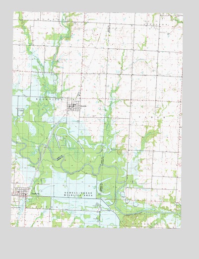 Rockville, MO USGS Topographic Map