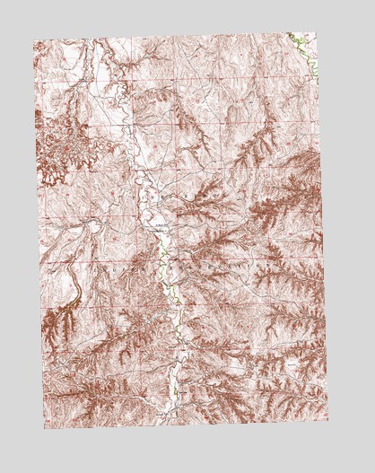 Rockyford SE, SD USGS Topographic Map