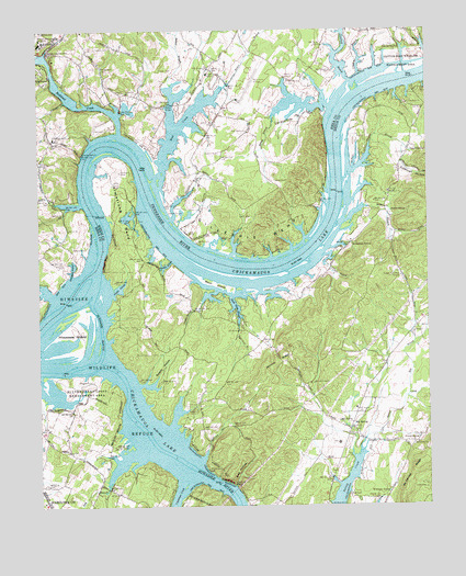 Big Spring, TN USGS Topographic Map
