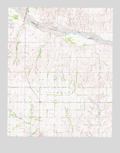 Roll, OK USGS Topographic Map