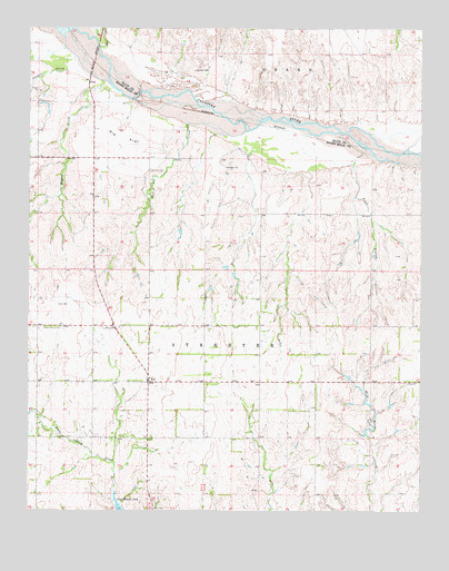 Roll, OK USGS Topographic Map