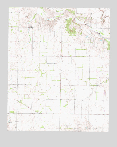 Rolla NE, TX USGS Topographic Map