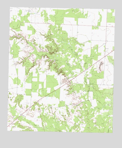 Big Spring North NE, TX USGS Topographic Map