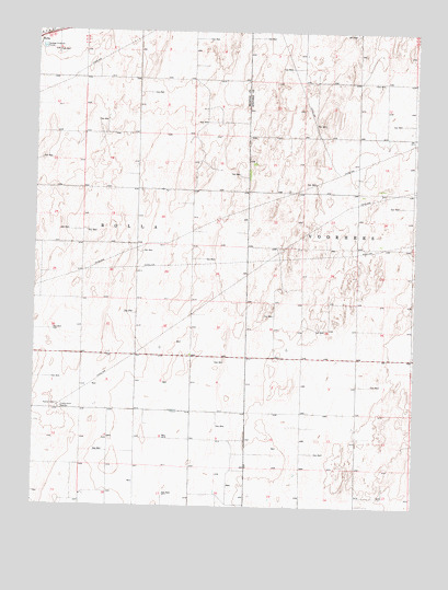 Rolla SE, KS USGS Topographic Map