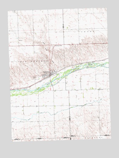 Big Springs, NE USGS Topographic Map