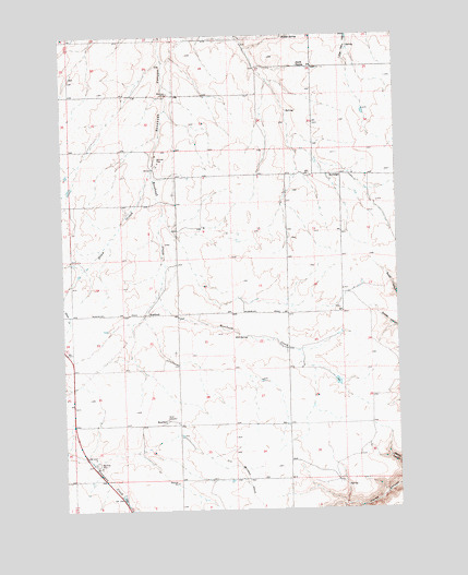 Rosebush, OR USGS Topographic Map