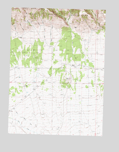 Rosette, UT USGS Topographic Map