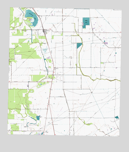Rosharon, TX USGS Topographic Map