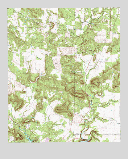 Ross Mountain, TX USGS Topographic Map