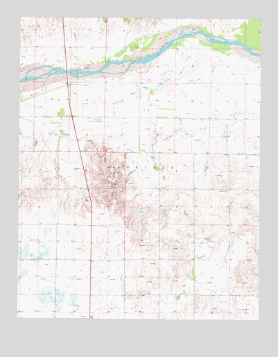Rosston NW, OK USGS Topographic Map