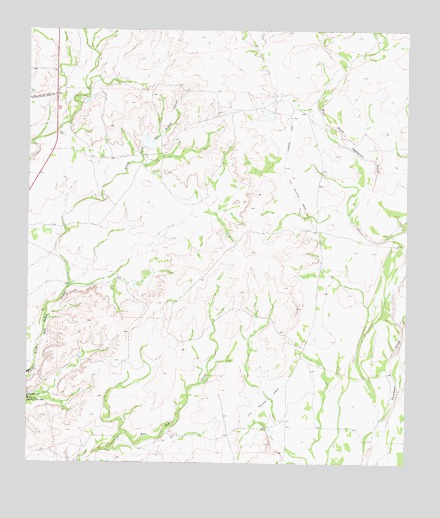 Rough Canyon SE, TX USGS Topographic Map