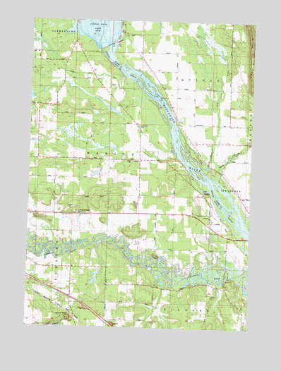 Round Bluff, WI USGS Topographic Map