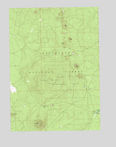 Round Mountain, OR USGS Topographic Map